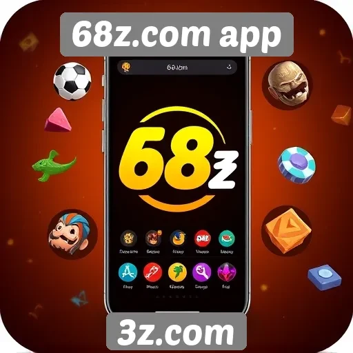 Visão geral das funcionalidades do 68z.com app